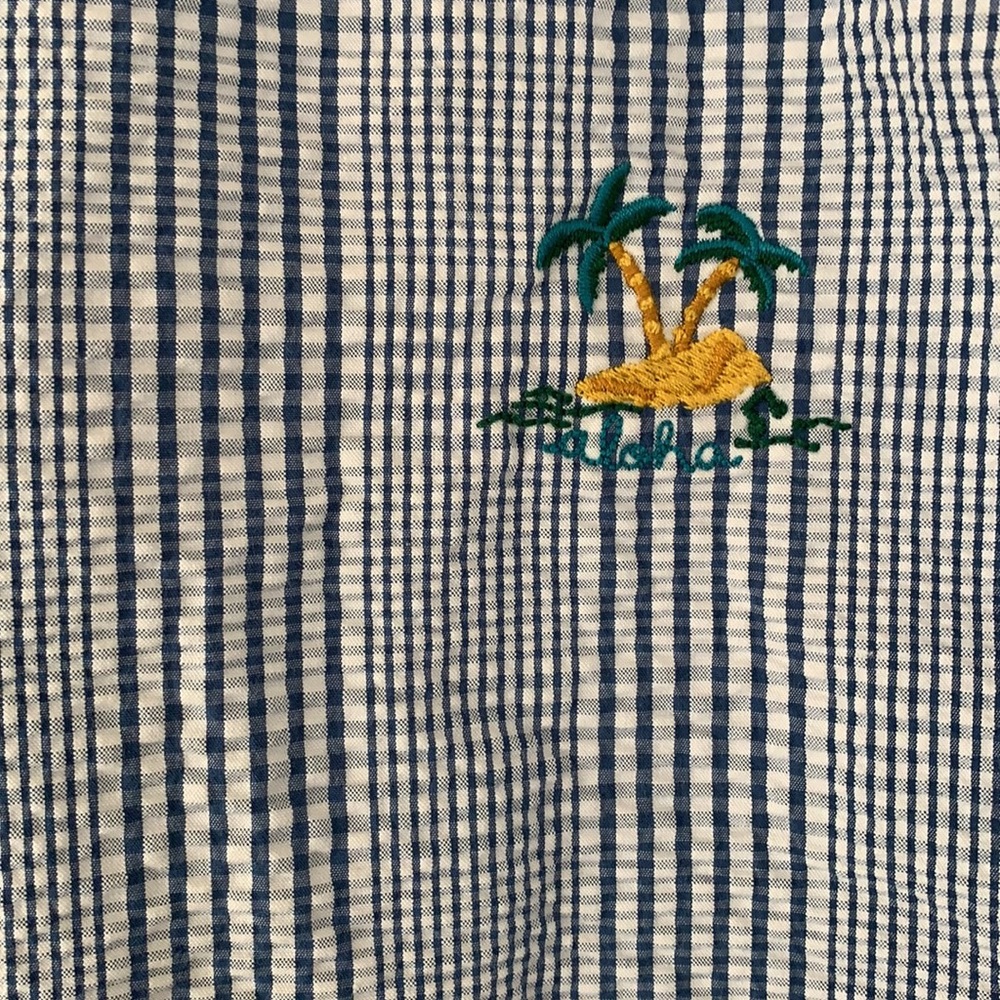 Blue Striped Blouse - Picture 2 of 4